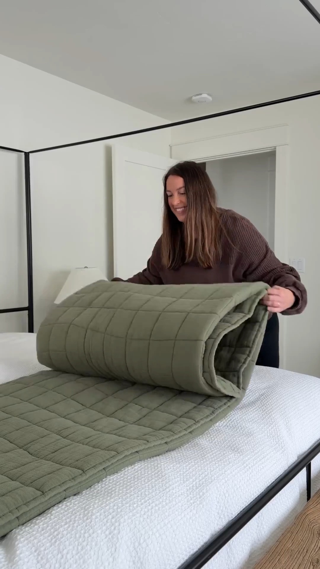 When the seasons change, one of the easiest ways I like to refresh our home is with bedding. For spring I wanted the room to feel lighter, softer, and a little more airy while still keeping that calm, layered look I love. These Quince basics make it so easy to create that elevated, hotel-like bed without overcomplicating the space.
I focused on breathable layers, soft textures, and neutral tones that keep the room feeling relaxed but still polished. The mix of lightweight bedding and simple styling makes the whole bedroom feel refreshed and ready for a new season.
Pro tip: Try layering a lightweight coverlet with a soft throw or blanket draped across the corner of the bed. It adds dimension and gives that effortless, styled look that instantly makes the space feel finished.


#LTKmomlife #LTKHome #LTKmorningroutine

#LTKHome #LTKdayinmylife #LTKSaleAlert