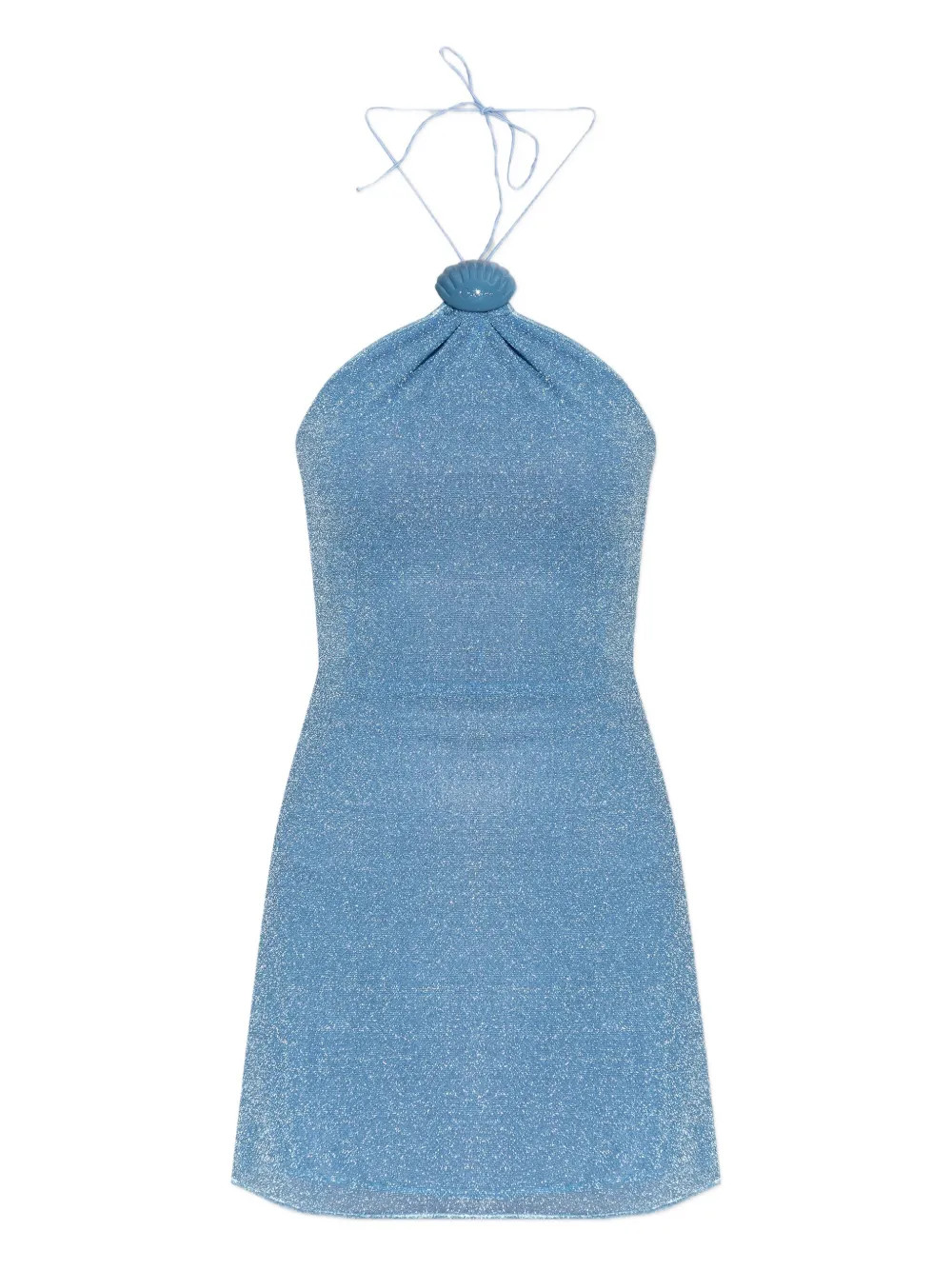 Oséree halter-neck Mini Dress | Blue | FARFETCH | Farfetch Global