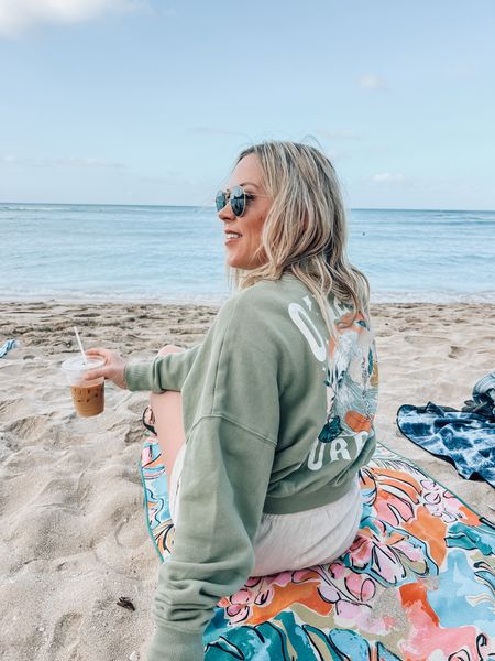 Yes you still need sweatshirts in Hawaii 

#LTKstyletip #LTKfindsunder50 #LTKtravel