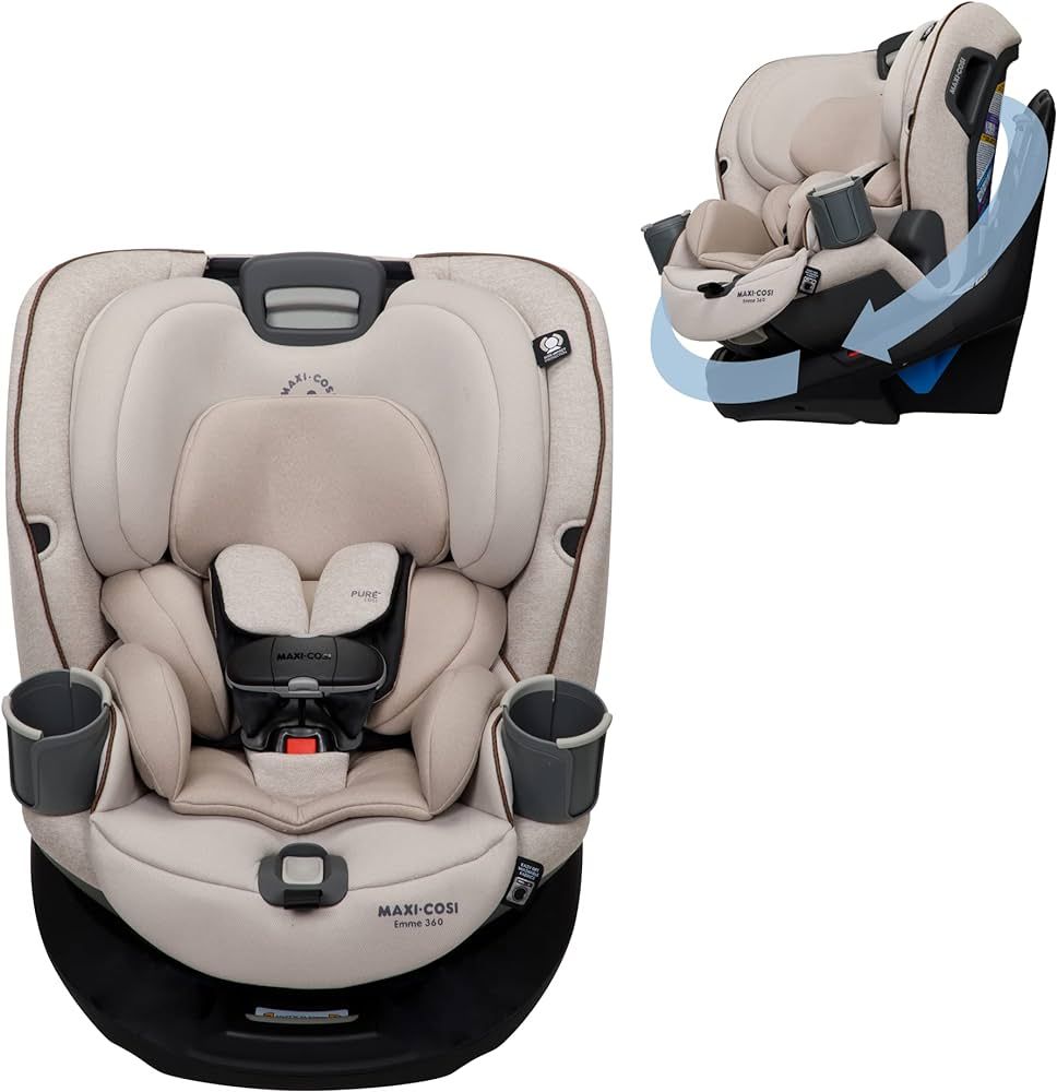 Maxi-Cosi Emme 360 Car Seat: Rotating Car Seat 360, All-in-One Convertible, Car Seat 360 Rotation... | Amazon (US)
