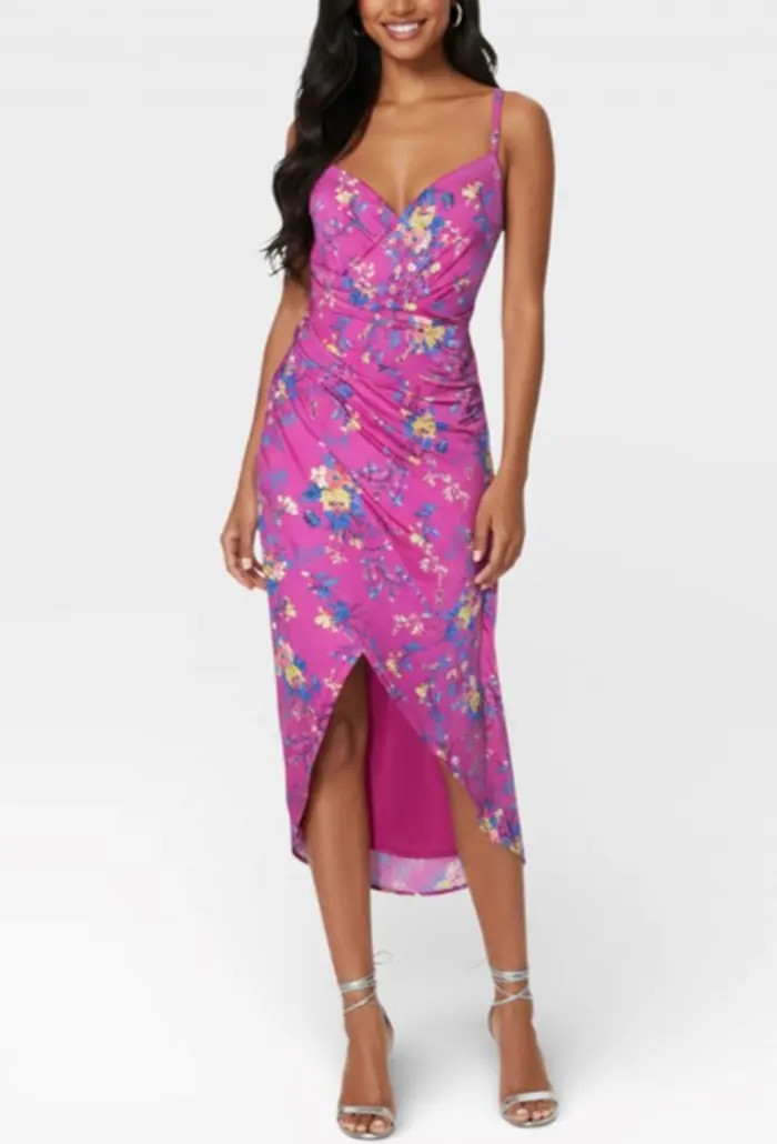 Bree Printed Wrap Midi Dress | Nordstrom