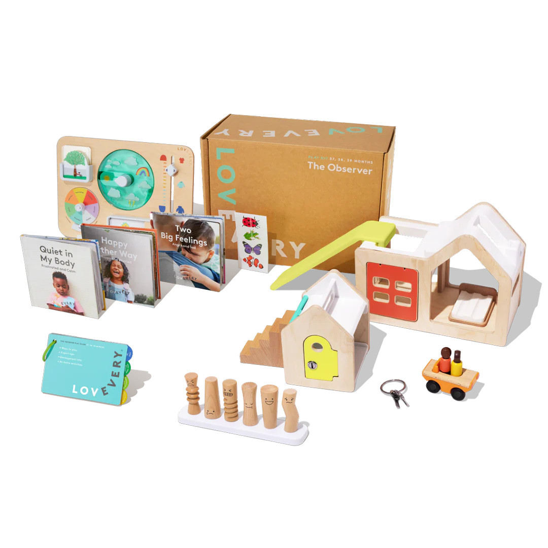 Lovevery Observer Kit | The Play Kits | Montessori Toddler Toys For 3 Year Olds | Toddler Executive Function Development Toy Subscription | LOVEVERY