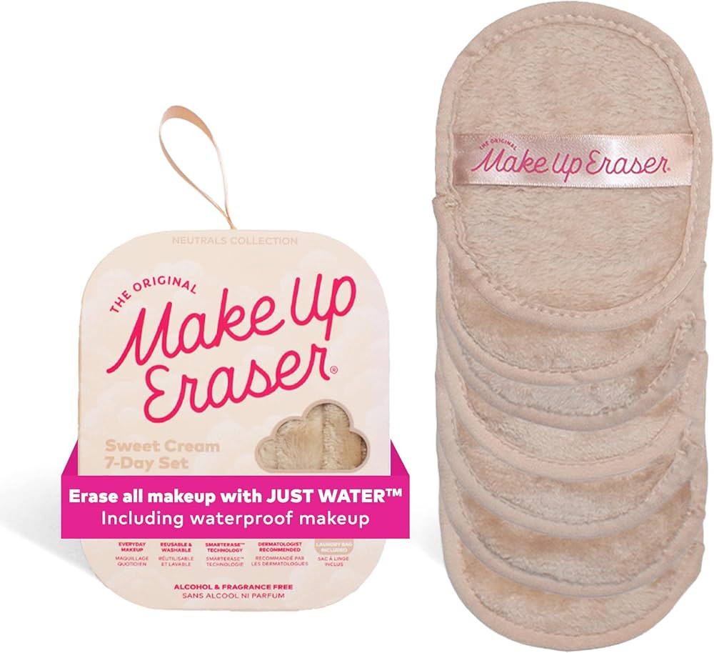 The Original MakeUp Eraser, 7-Day Set, Erase All Makeup with Just Water, Including Waterproof Mas... | Amazon (US)