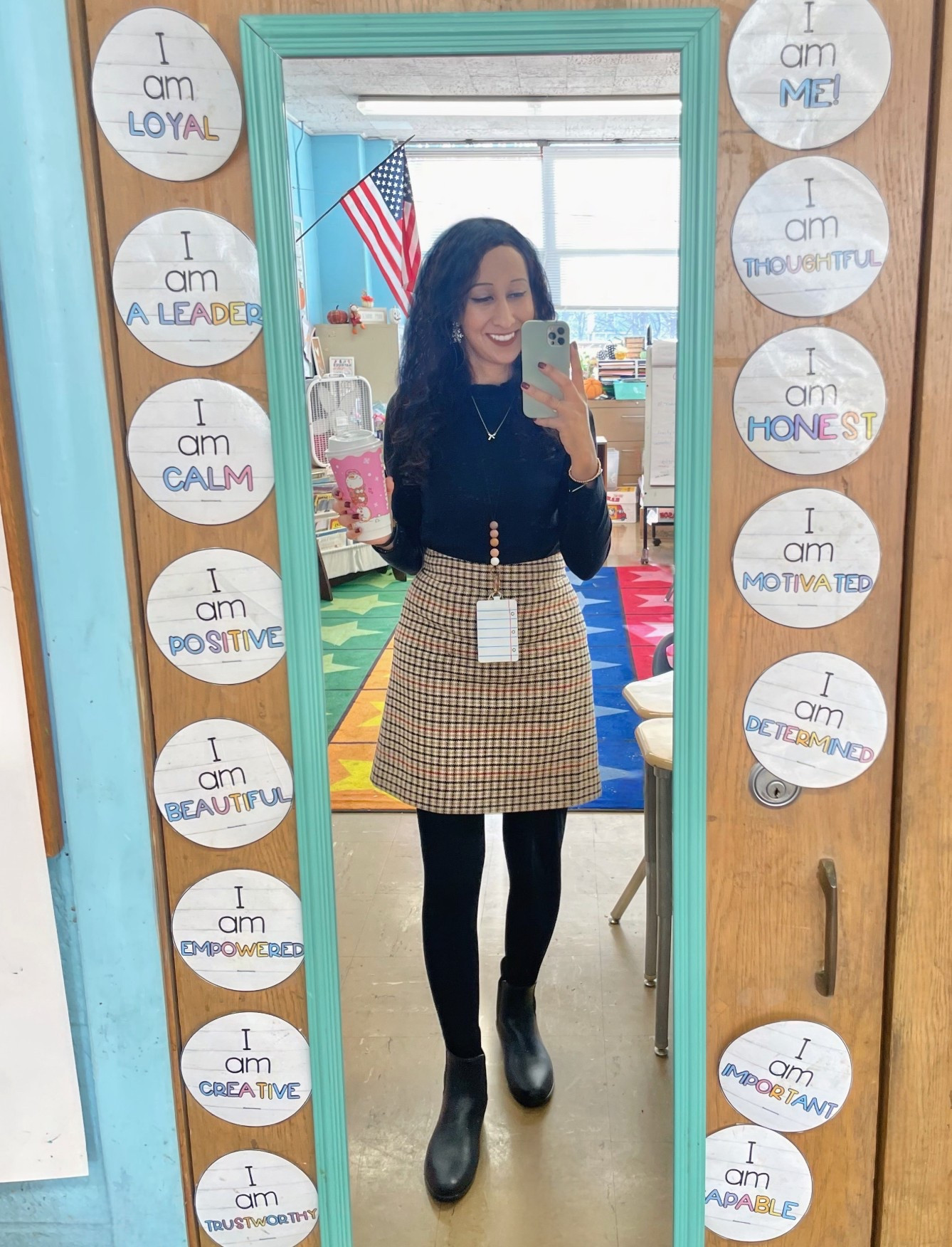 J.Crew Factory Tartan Skirt is so versatile! I have this skirt in red plaid, too! Linked my entire outfit💖💖

Holiday outfit 
Holiday gift 
Christmas outfit 
Gift guide 
Gifts for her 

#LTKdayinmylife #LTKHoliday #LTKGiftGuide