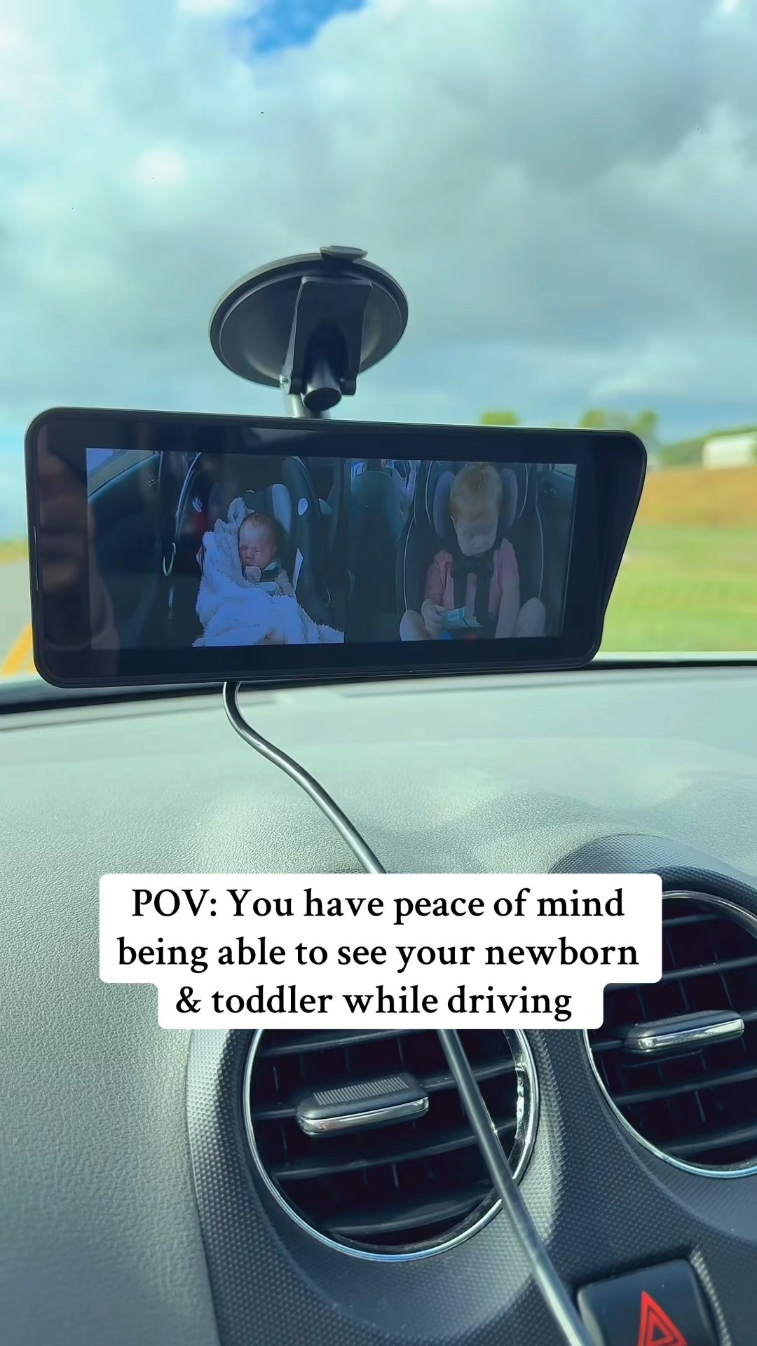 2 kids baby car camera, an absolute must have for this anxious mom of 2! 

#LTKKids #LTKFamily #LTKBaby