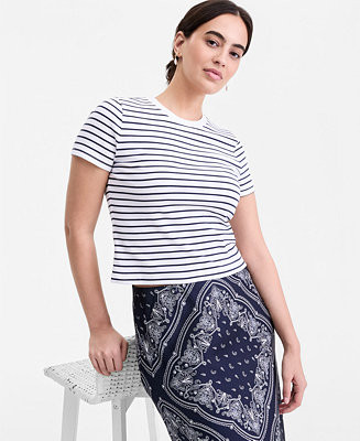 Women's Meet And Greet Short-Sleeve T-Shirt, Macy's Exclusive | Macy's