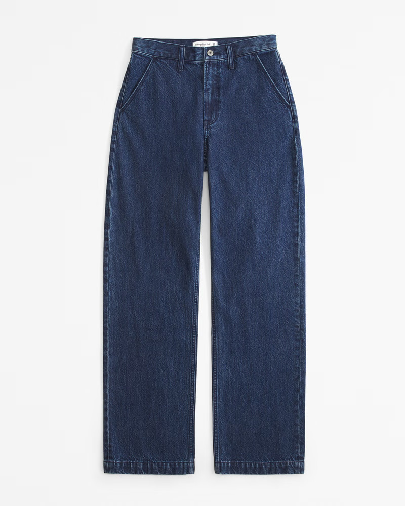 Women's High Rise Loose Jean | Women's Bottoms | Abercrombie.com | Abercrombie & Fitch (US)