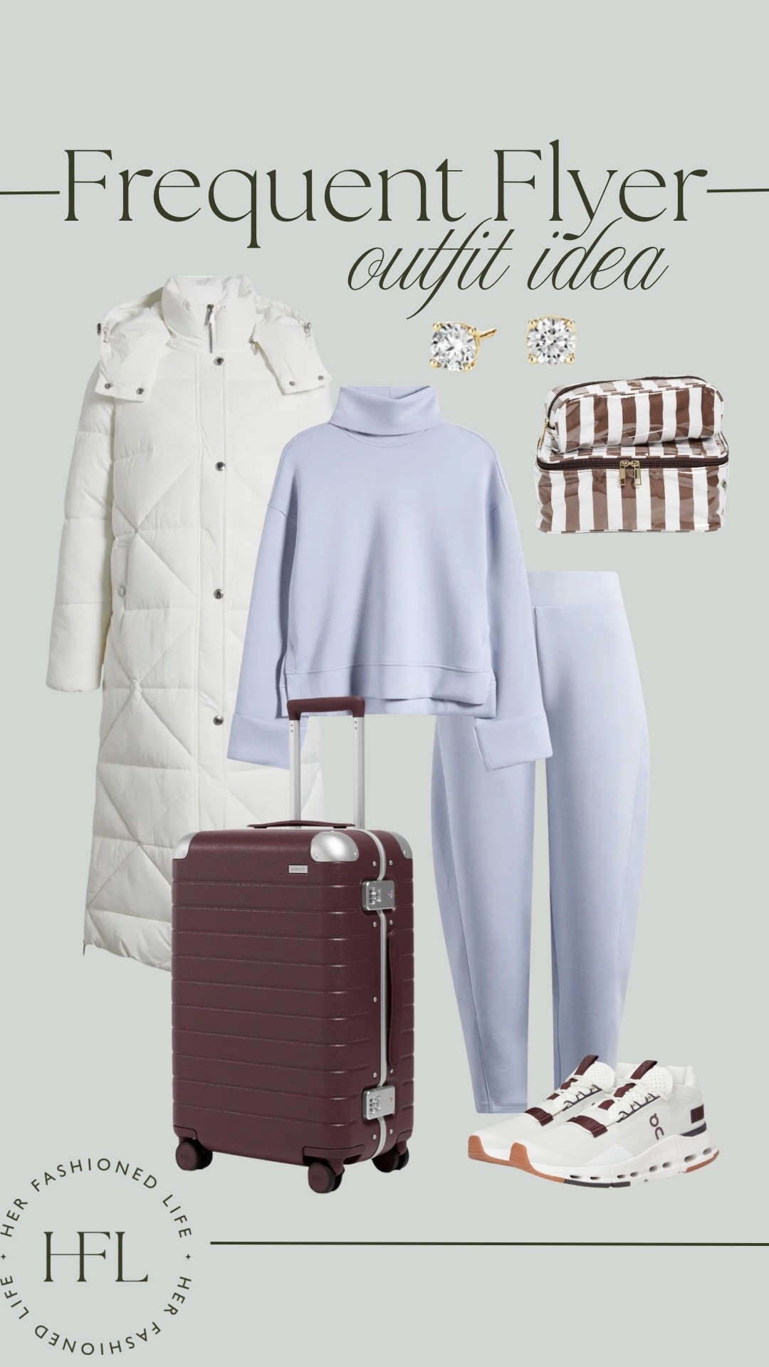 Frequent Flyer Outfit Idea! #Spanx #Travel #Jewelry #CosmeticCase #Sneakers 

#LTKTravel #LTKActive #LTKOver40