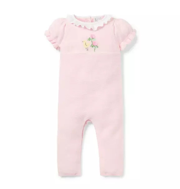 Baby Ruffle Collar Knit One-Piece | Janie and Jack