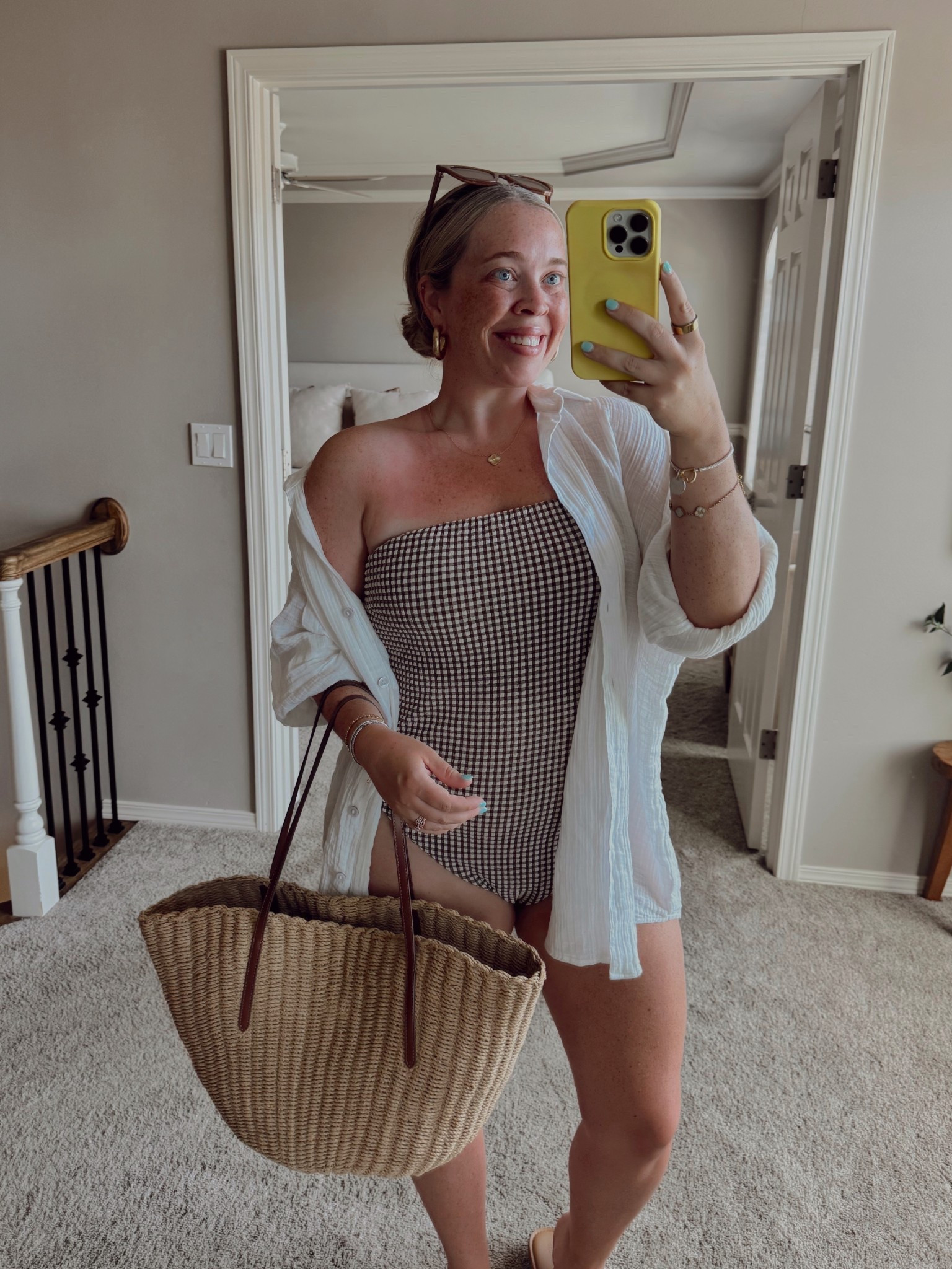 My swimsuit is on sale this weekend! Regularly $80 and today it’s $56. I received so many compliments at the pool… It’s extremely flattering and runs TTS. 🤎

#LTKSwim #LTKMidsize #LTKSeasonal