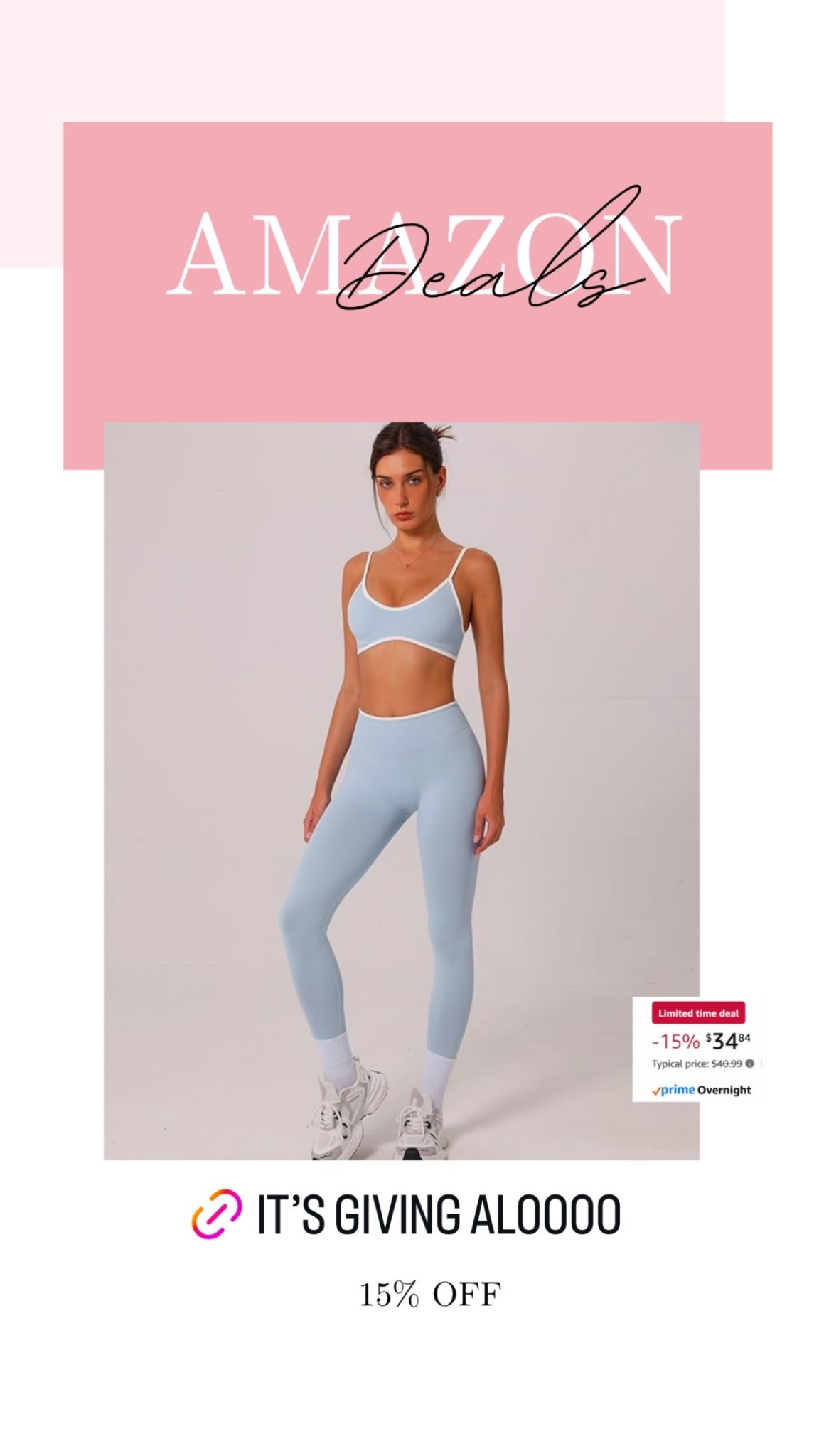 Cute new athletic set giving ALO vibes!! ￼on deal! 

#LTKMidsize #LTKActive