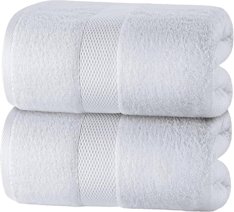 Luxury Bath Sheets Towels for Adults Extra Large | Highly Absorbent Hotel Collection | 35x70 Inch... | Amazon (US)