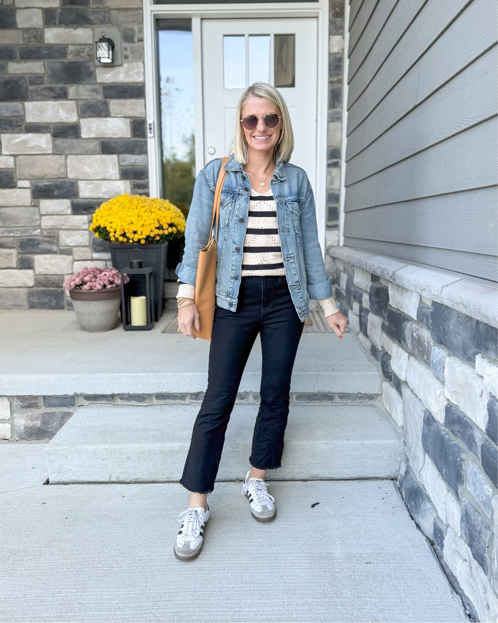What I wore this week as a 40-year old mom of 2! 
Sweater- 
Jacket- xsmall
Jeans- can’t link, they are from Express! Linked similar 

#LTKSeasonal #LTKOver40 #LTKStyleTip