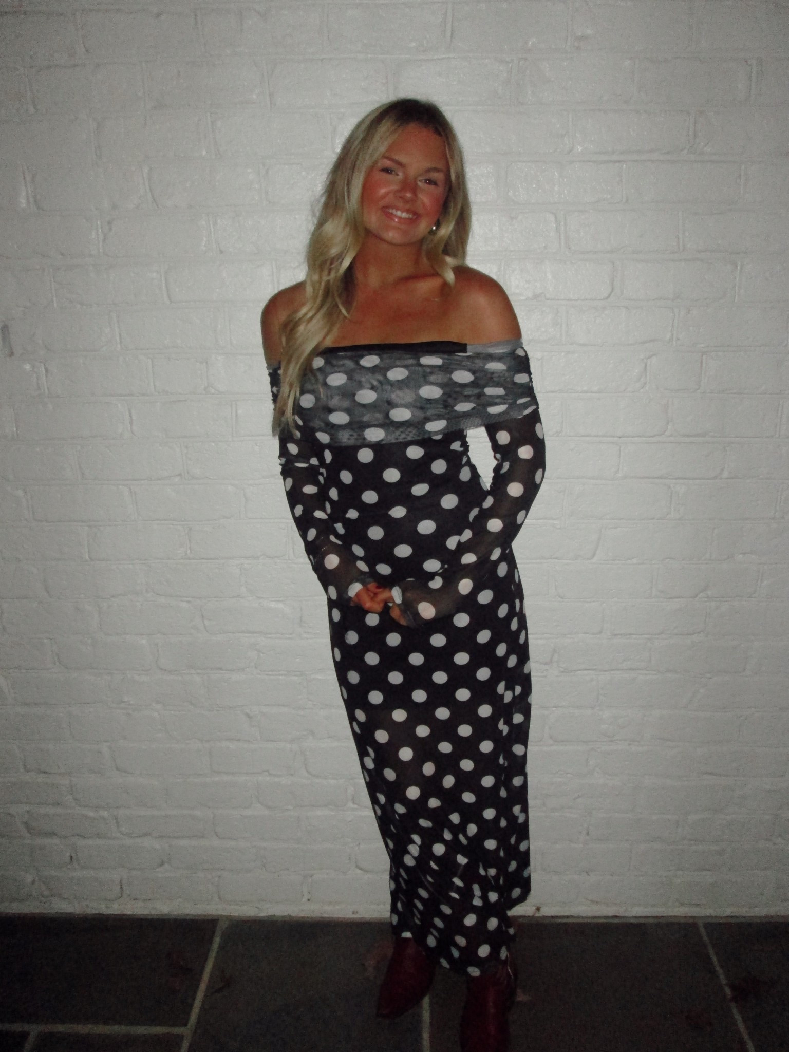 Fall dress, winter dress, long sleeve dress, dinner dress, polka dot dresses, polka dots, polka dot dress, off the shoulder dress, wedding guest dress

#LTKStyleTip #LTKWedding #LTKSeasonal