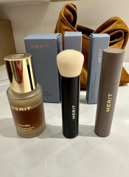 I've been using the Prep Set from Merit and I'm obsessed! It's the perfect base for everyday wear.

-Great Skin is a lightweight serum gives skin a healthy glow
-The Minimalist is the perfect complexion stick for lightweight and buildable coverage (l'm wearing the Linen shade)
-Brush No. 1 helps to blend the complexion products perfectly
-Every first order also gets a free signature bag to hold all of your Merit products

#LTKtravel #LTKbeauty