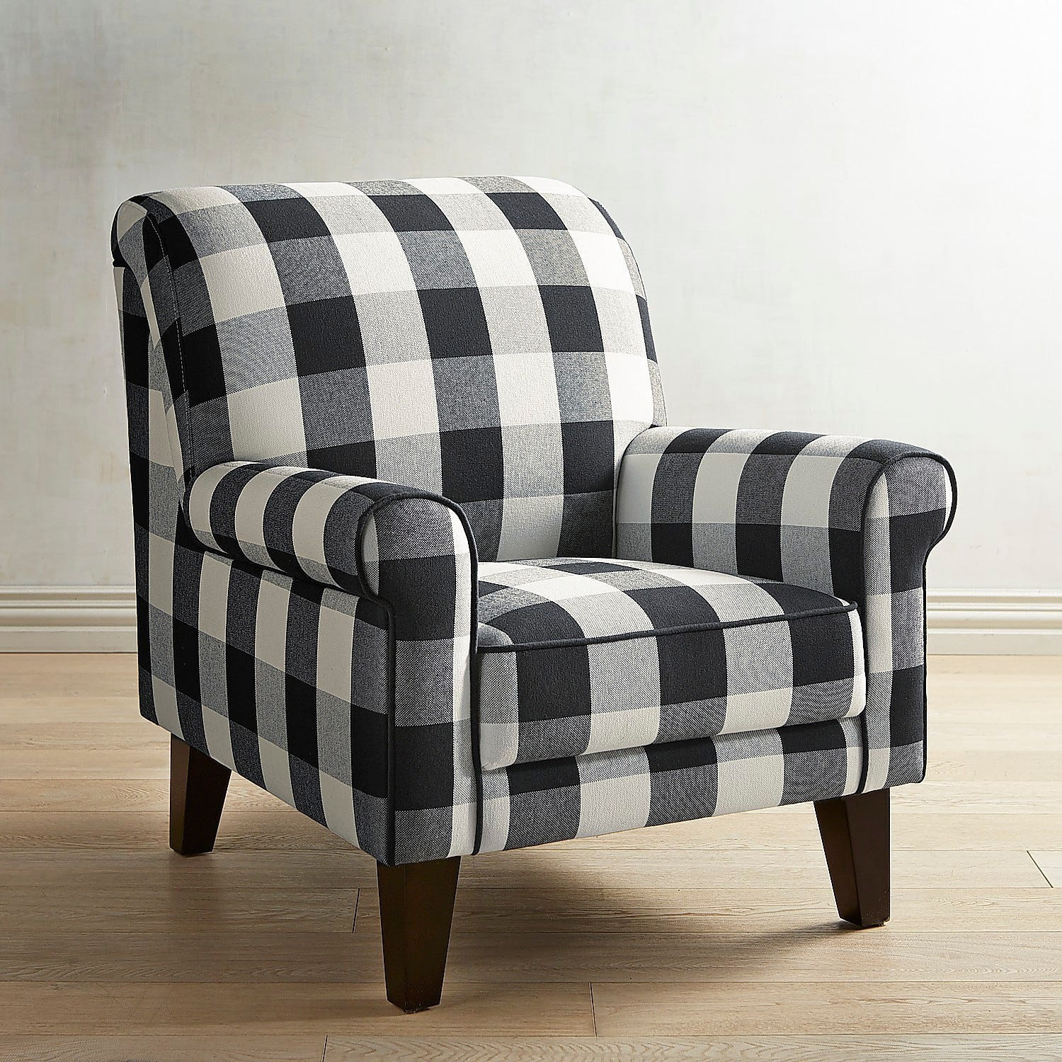 Lyndee Buffalo Check Black Chair | Pier 1 Imports