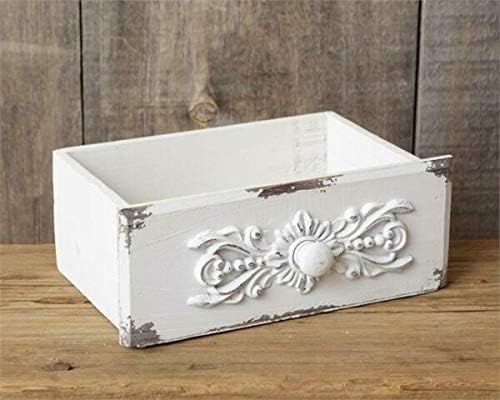 Shabby White Chippy Drawer Box (WFR) - French Country - Vintage Style | Amazon (US)