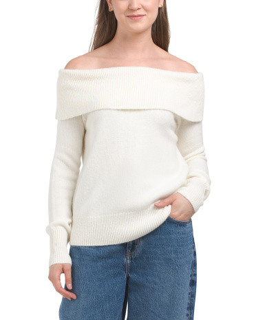 Off The Shoulder Sweater for Women | Polyester/Acrylic | Marshalls