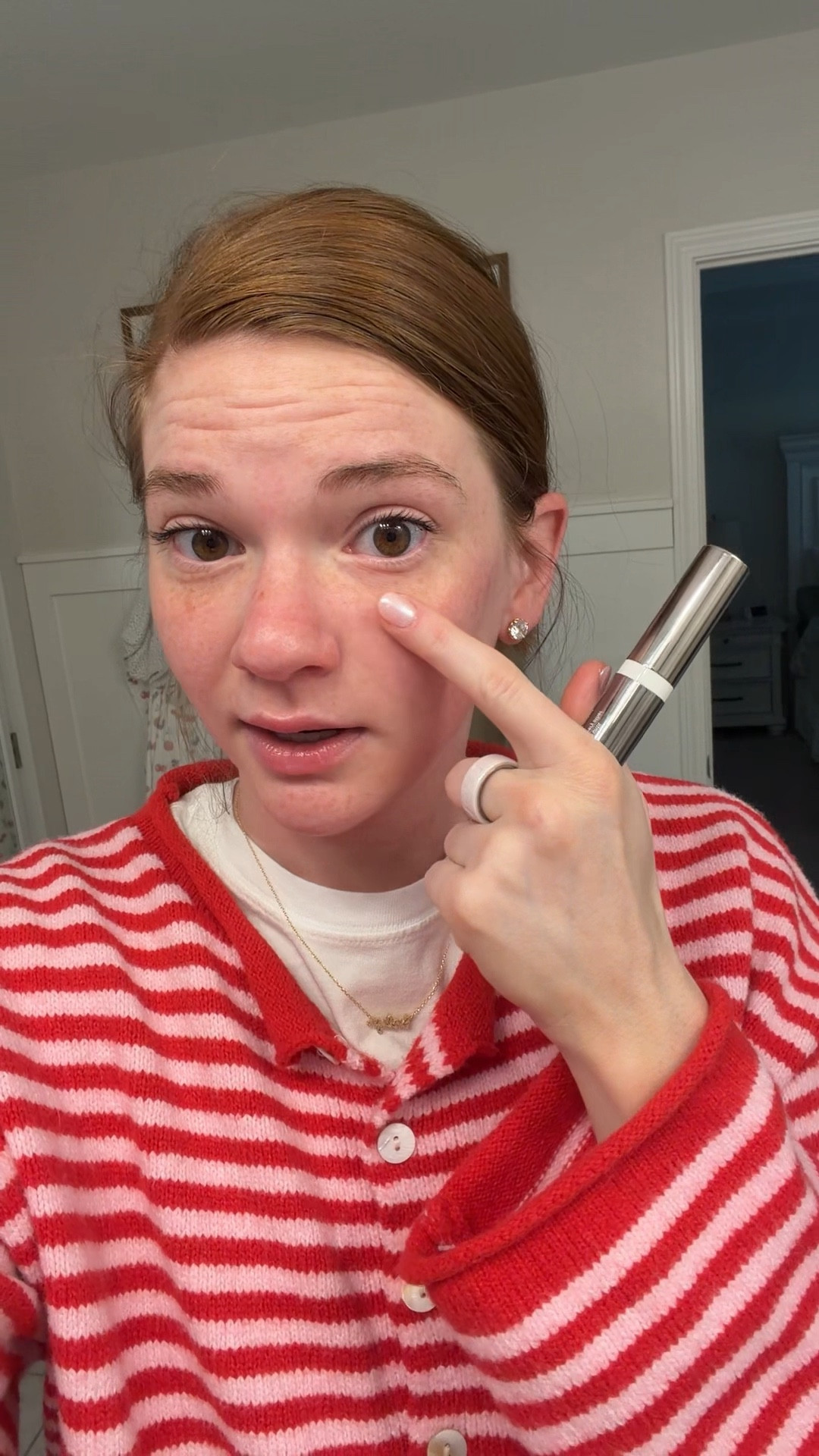 This under eye repair has completely changed my undereyes! No more dark purple under eyes! And it’s affordable and at target! @Roc Skincare 
