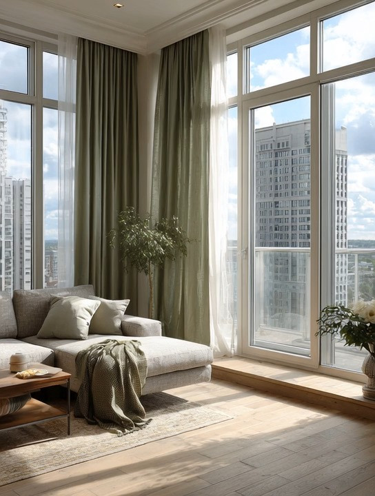 One of the easiest ways to transform a room without painting a single wall?

Floor-length curtains.

At Elegant & Driven, we've long believed that curtains do far more than cover windows. They add softness, elegance, texture, and color in a way that feels effortless.

This beautiful sage-toned curtain introduces a gentle layer of color while keeping the room calm and airy. The fabric softly filters natural light during the day and creates a warm, inviting atmosphere in the evening.

And here's the best part:

You don't need dramatic floor-to-ceiling windows to achieve this look.

Standard windows can create the same effect when curtains are hung high and allowed to fall all the way to the floor. That simple detail instantly makes a room feel taller, more elegant, and more thoughtfully designed.

Whether you choose sage green, warm taupe, ivory, or soft linen tones, floor-length curtains add the kind of quiet luxury that never goes out of style.

✨ Soft color without painting.
✨ Elegance without renovation.
✨ Instant warmth and texture.

Sometimes the most impactful upgrades are also the simplest.

Which curtain color would you choose for your home?

#CurtainIdeas #ElegantAndDriven #HomeDecor #LivingRoomDesign #QuietLuxury 

 #LTKHome