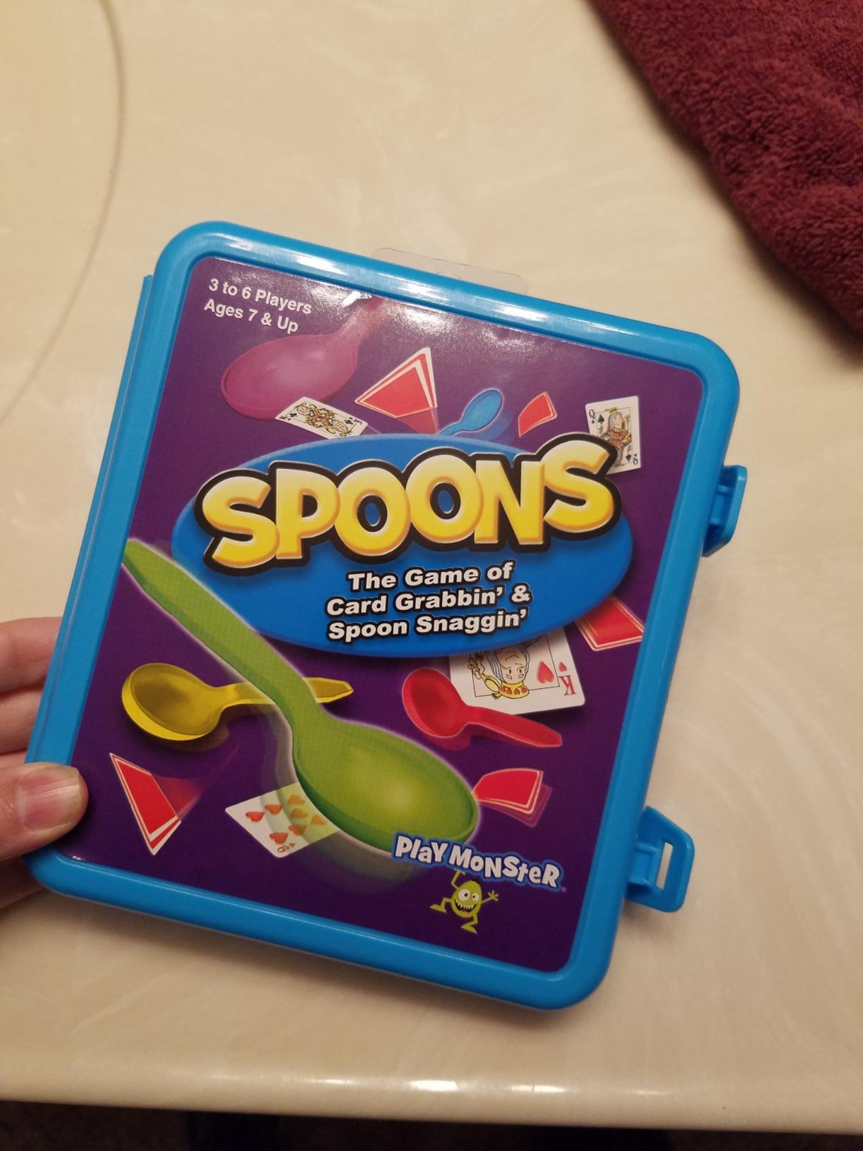 Spoons — Classic Game Comes with Spoons Included and Case for Easy Carrying! — 3-6 Players ... | Amazon (US)