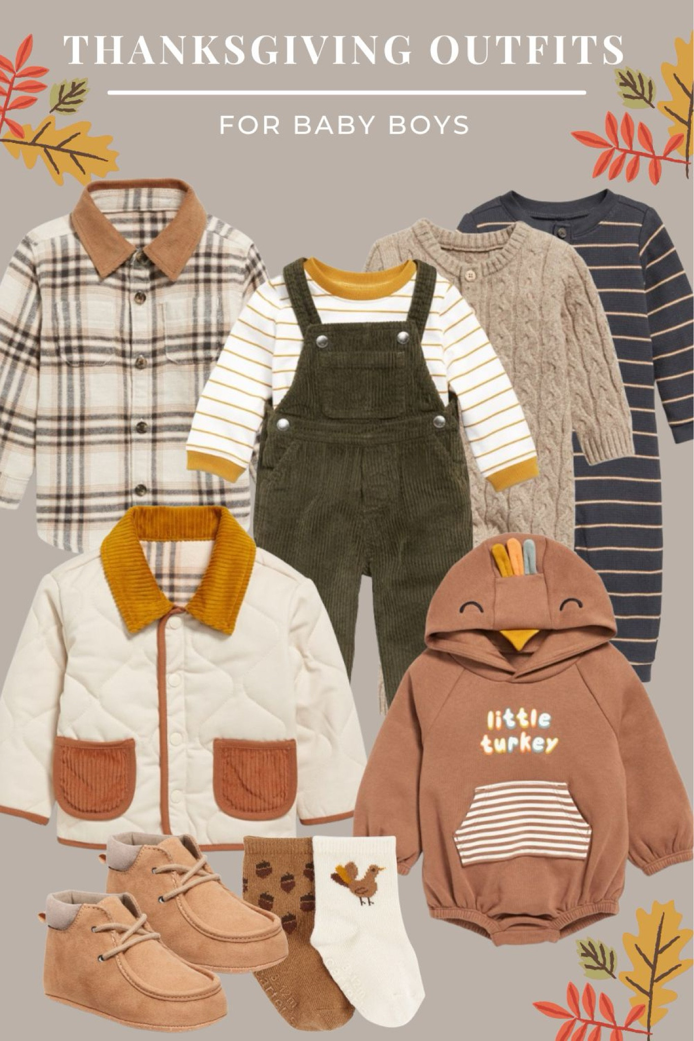 Baby Boy Thanksgiving Outfits 🧡🤎
#thanksgiving #babyoutfits #holidayoutfits

#LTKBaby #LTKKids #LTKHoliday