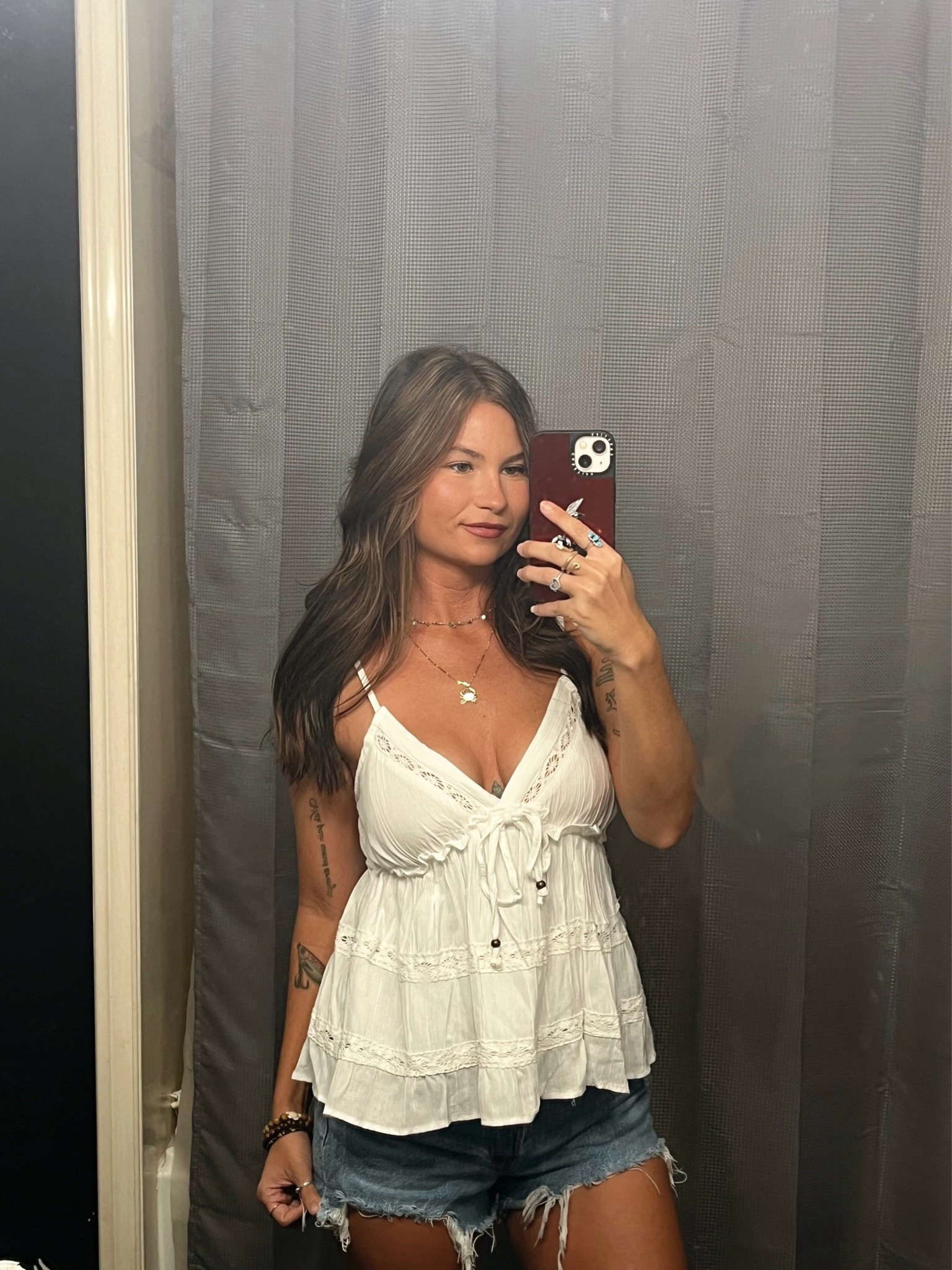 Cute and causal ootd! Love the beachy style tank with denim shorts! Necklaces from Highway Hippie code LORI10. Code LORI20 for hoop earrings

#LTKootd #LTKSeasonal #LTKgrwm