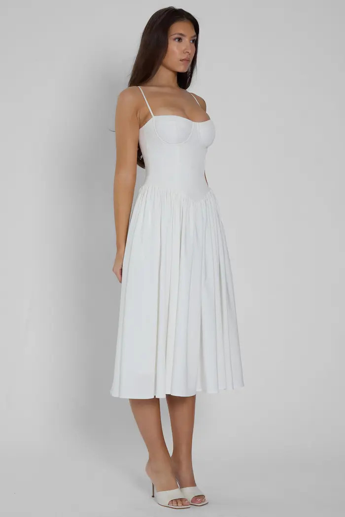 Ballerina Bustier Midi Dress | Nordstrom