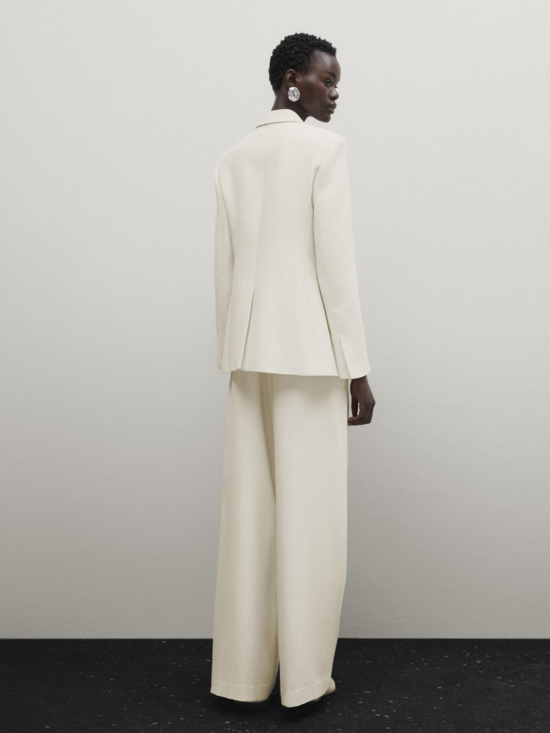 Wide-leg suit trousers - Limited Edition | Massimo Dutti US
