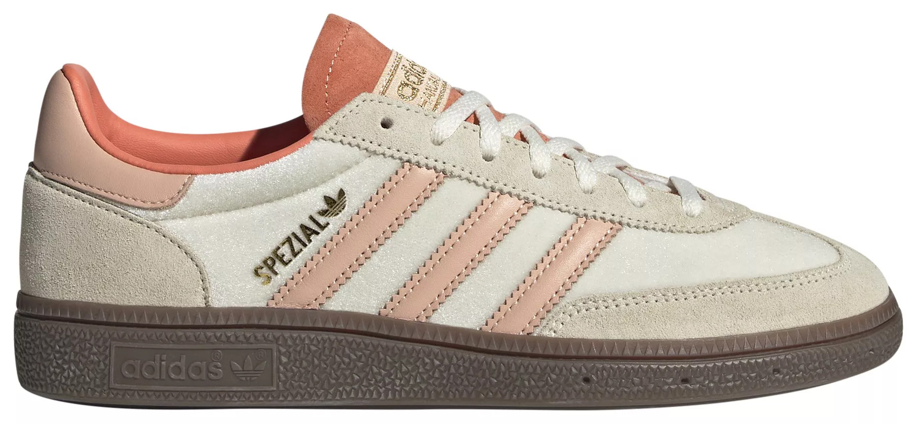 adidas Women's Handball Spezial Shoes, Size 7, Cream/Pink | Dick's Sporting Goods