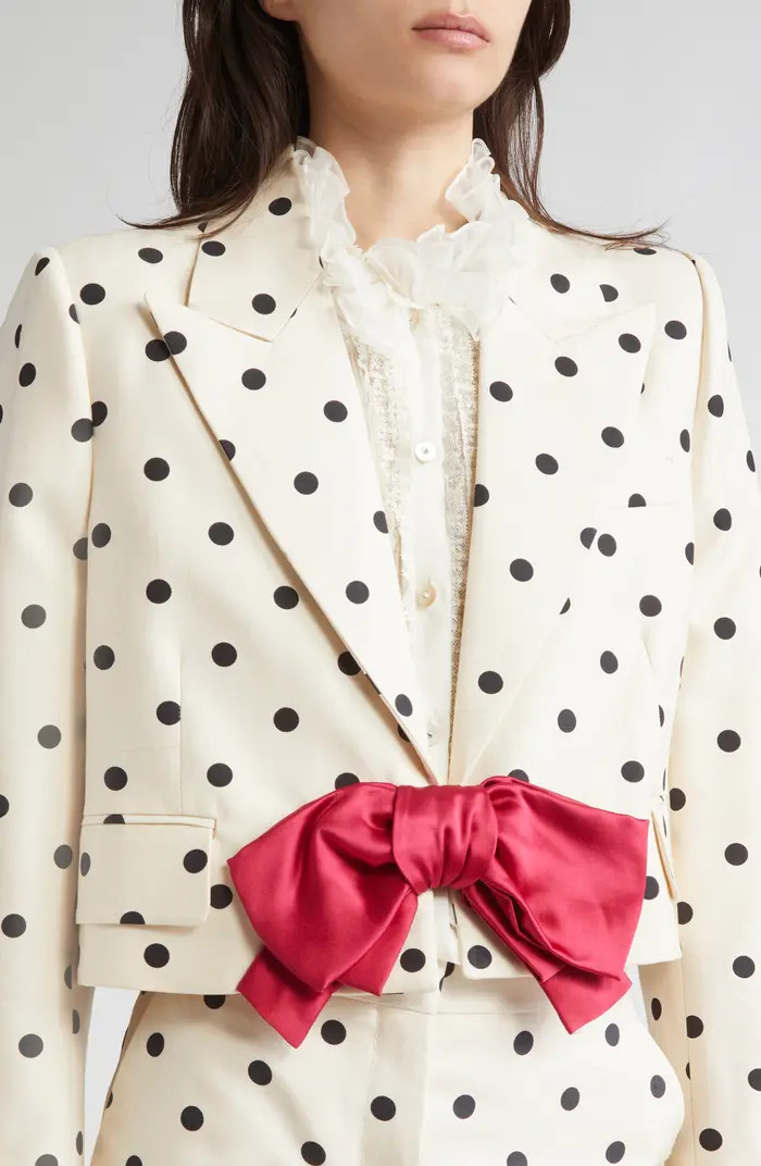Polka Dot Bow Blazer | Nordstrom