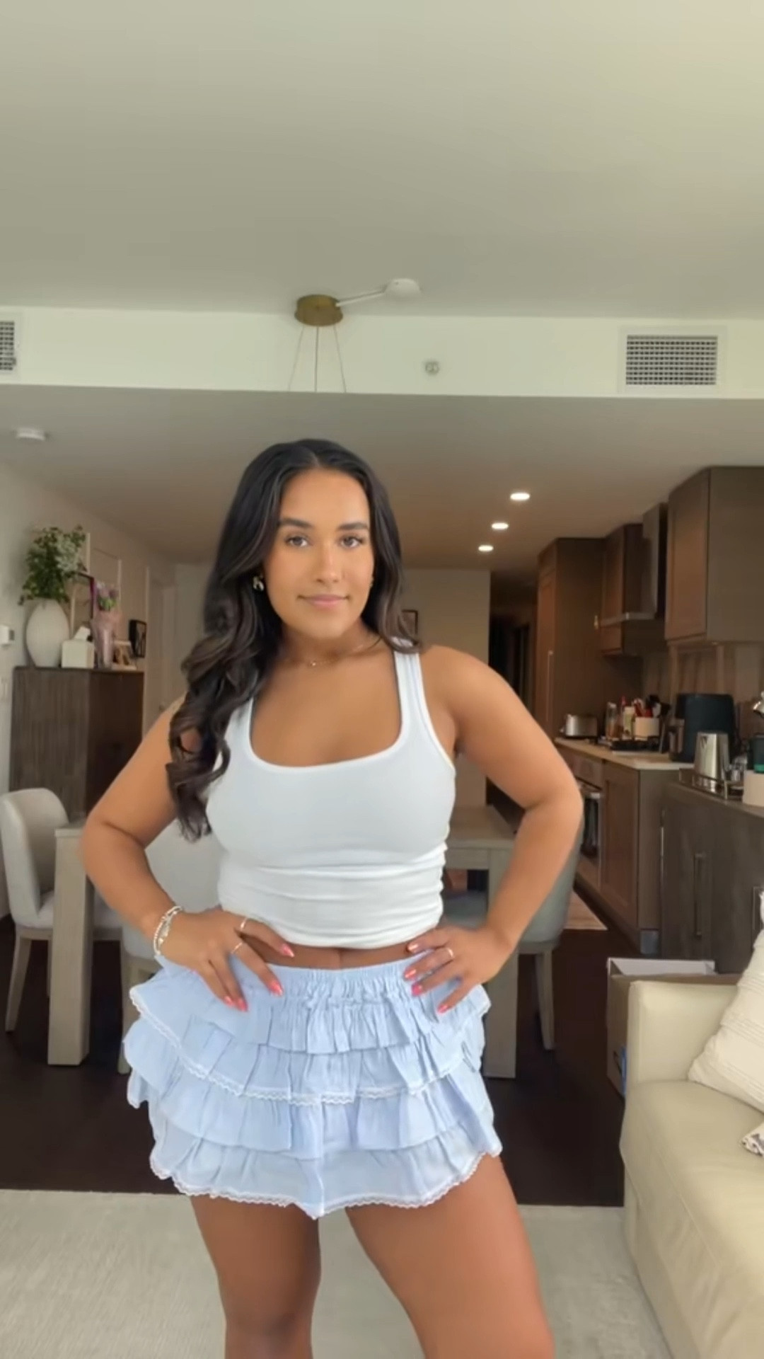 The cutest skirts for summer!! 🤍 wearing a M in the frilly ones, 6 in the cargo! 

#aritzia #aritziahaul #aritziatryon #skirts #summerskirts #frillyskirts #miniruffleskirts #cargoskirt #greencargoskirt #whiteruffleskirt #blueruffleskirt 


#LTKstyletip #LTKcanada #LTKsummer