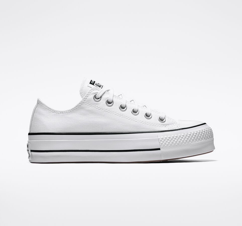 Chuck Taylor All Star Platform White Low Top Women's Shoe | Converse (US)
