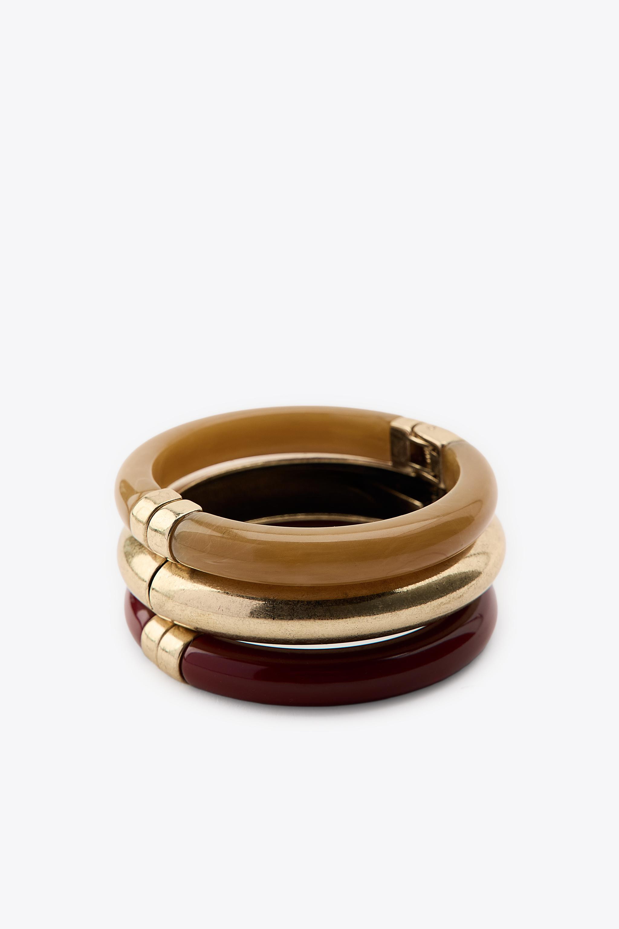 3-PACK OF RESIN BRACELETS | Zara US