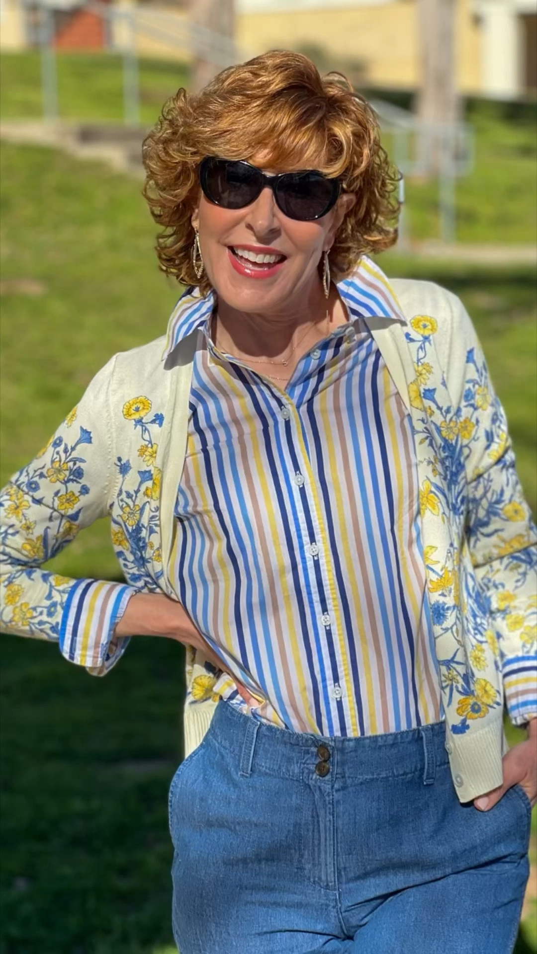 Pattern mixing with 3 of this spring’s hottest trends:
1. Striped Button Down
2. Floral Cardigan
3. Straight Leg Ankle Jeans

Everything at Talbots is 25% off this weekend, and right now 10% of the net proceeds of each sale goes to Dress for Success, an organization that helps empower women at work and in life.

Not only that, but 30% of the net proceeds from Talbots Empower Suit—a refined denim suit, also goes to this amazing organization!

Check it all out below!

#LTKstyletip #LTKSeasonal #LTKsalealert
