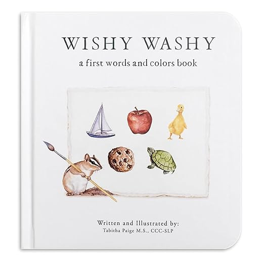 Wishy Washy: A Board Book of First Words and Colors for Growing Minds | Amazon (US)