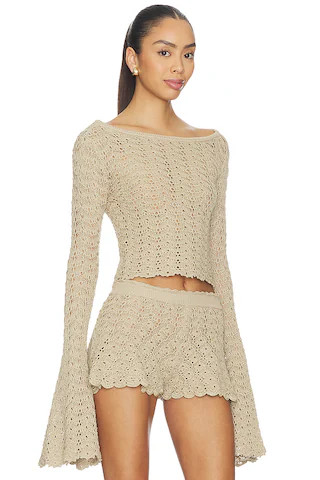 Zaylee Boat Neck Open Stitch Sweater
                    
                    Tularosa | Revolve Clothing (Global)