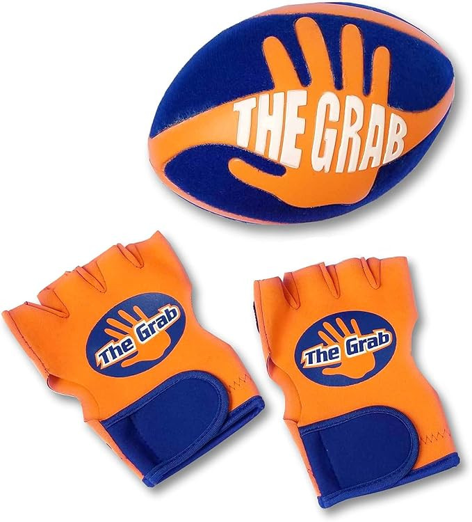 The Grab Football - Make Incredible One Handed Catches, Game of Catch and Throw Football Toy, Inc... | Amazon (US)