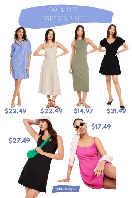 Tall, petite, and regular size dresses 50% off today! Shop the sale which includes my favorite travel dress (Powersoft Athletic Dress)! 

#LTKSaleAlert #LTKFindsUnder50