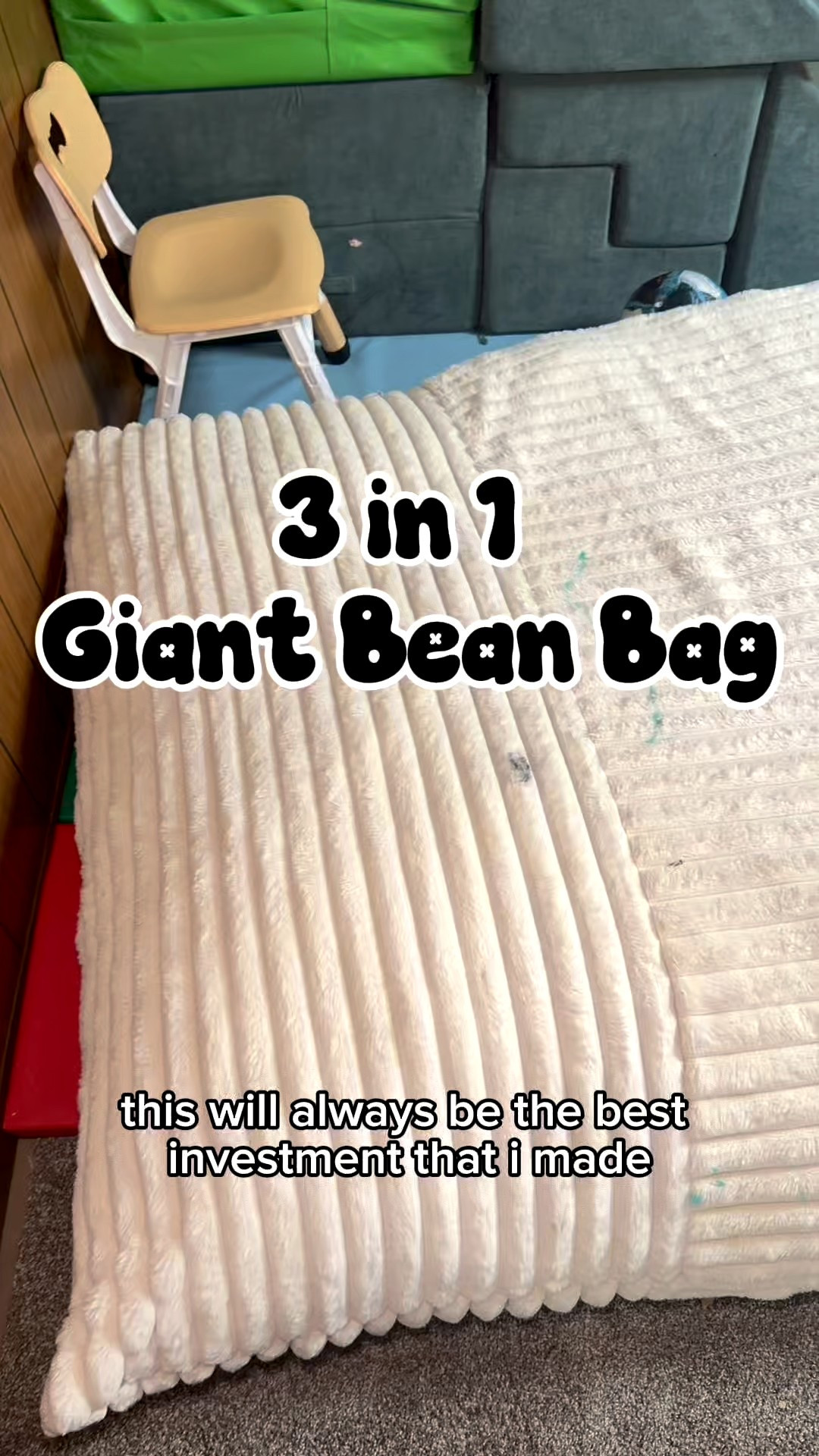 Giant crash pad for the kids being the best investment going on 2 years! 

#crashpad #sensorytoys #sensoryplay #sensoryroo
#autismmom 

#LTKSpringSale #LTKHome #LTKKids