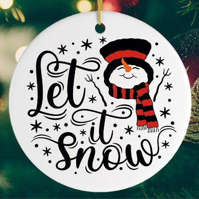 Let it Snow Christmas Ornament| OrnamentallyYou | Target