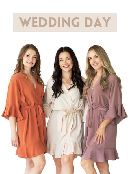 Bridal party robes. Neutral bridesmaid robes. Getting ready photos.

#LTKSeasonal #LTKstyletip #LTKwedding