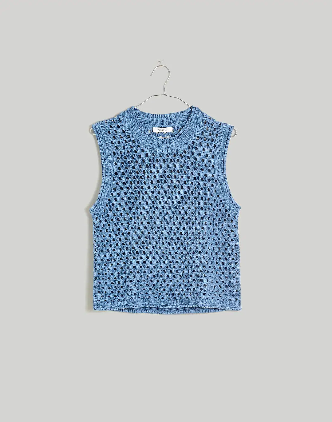 Open-Stitch Crop Sweater Vest | Madewell