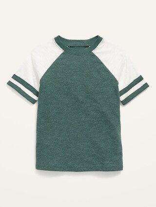 Raglan-Sleeve Slub-Knit T-Shirt for Toddler Boys | Old Navy (US)