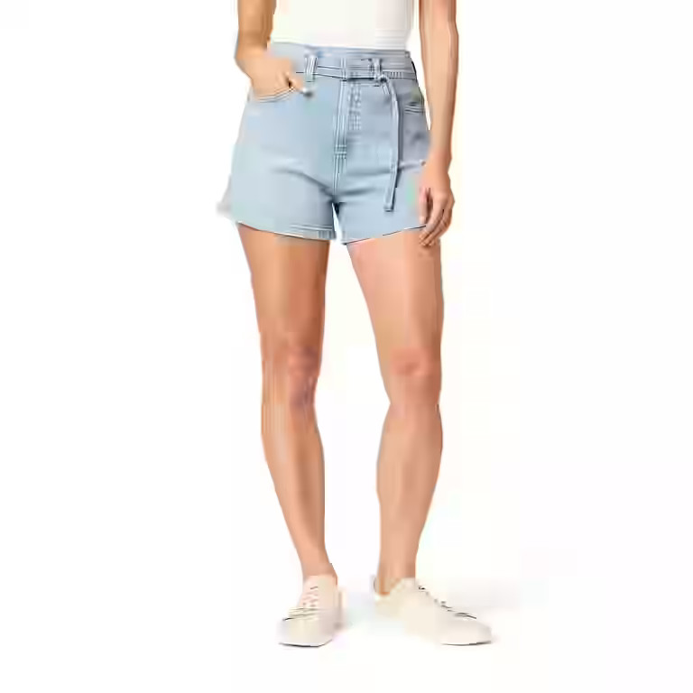 Levi Strauss Signature Women's Vintage A-Line Belt Shorts, Sizes 0-14 | Walmart (US)