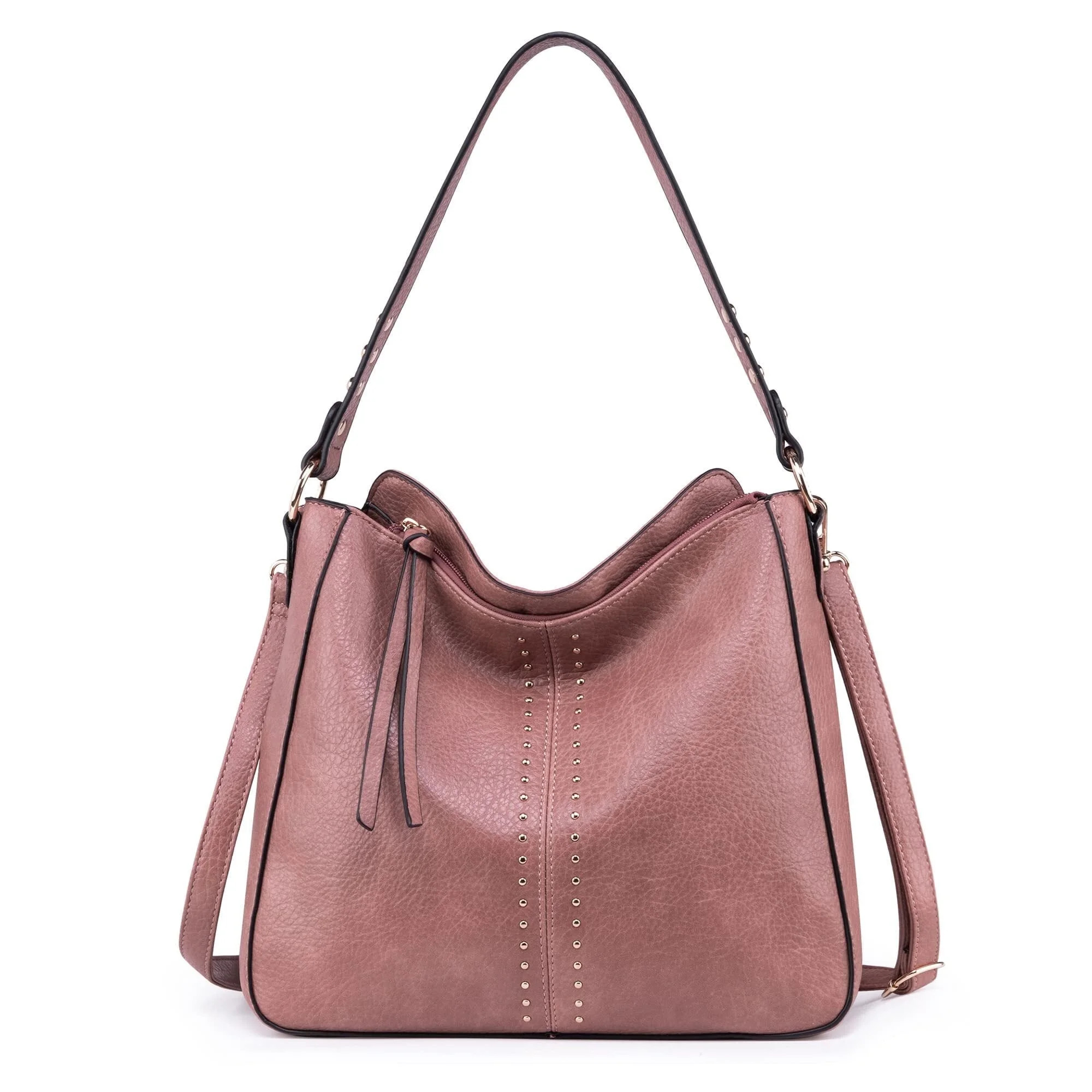 Montana West Hobo Bag for Women Crossbody Purse and Handbags Ladies Chic Shoulder Bags, Dark Pink... | Walmart (US)