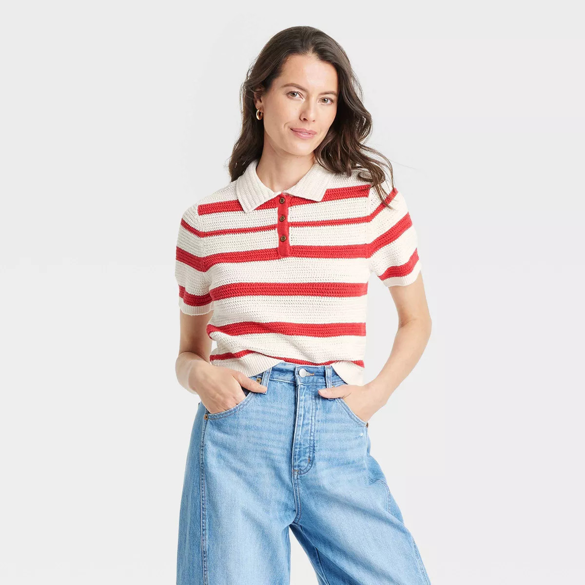 Women's Collared Pullover Sweater - Universal Thread™ | Target