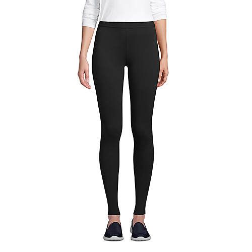 Women's High Rise Serious Sweats Fleece Lined Pocket Leggings | Lands' End (US)