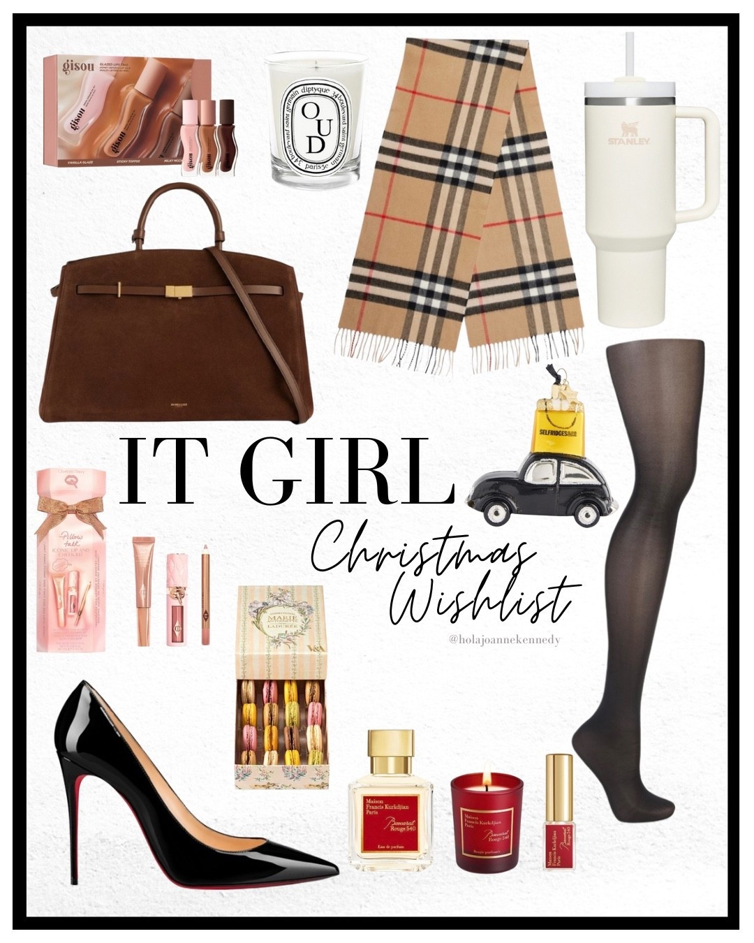 IT Girl Aesthetic, Luxury Gifts, Christmas Wishlist, Dream Gifts, Holiday Gifting, Chic Style, Aesthetic, Designer Gifts, Self Care, Must Have, LTK Gift Guide, LTK Finds, Beauty Gifts, Fashion Gifts, Designer Handbag, Burberry Scarf, Louboutin, Diptyque, Baccarat Rouge 540, Stanley Cup, Gisou, Luxury Beauty, #SelfridgesGifting #LTKChallenge #Selfridges #ITGirlAesthetic #LuxuryGifts #ChristmasWishlist #HolidayGifting #DesignerGifts #LTKGiftGuide #LTKfinds #BeautyGifts #FashionGifts #LTK #liketkit 

#LTKfestive #LTKgiftguide #LTKxSelfridges
