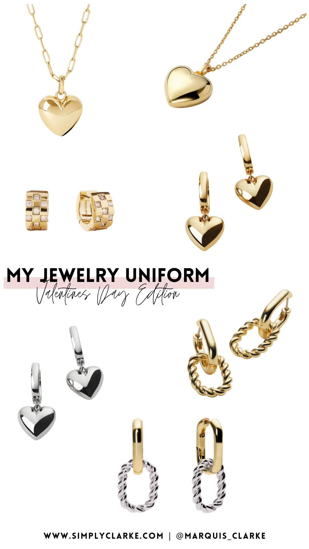 My jewelry uniform, Valentine’s Day edition! Timeless heart pieces + everyday staples from Ana Luisa!  

 #LTKValentine #LTKootd #LTKBeauty